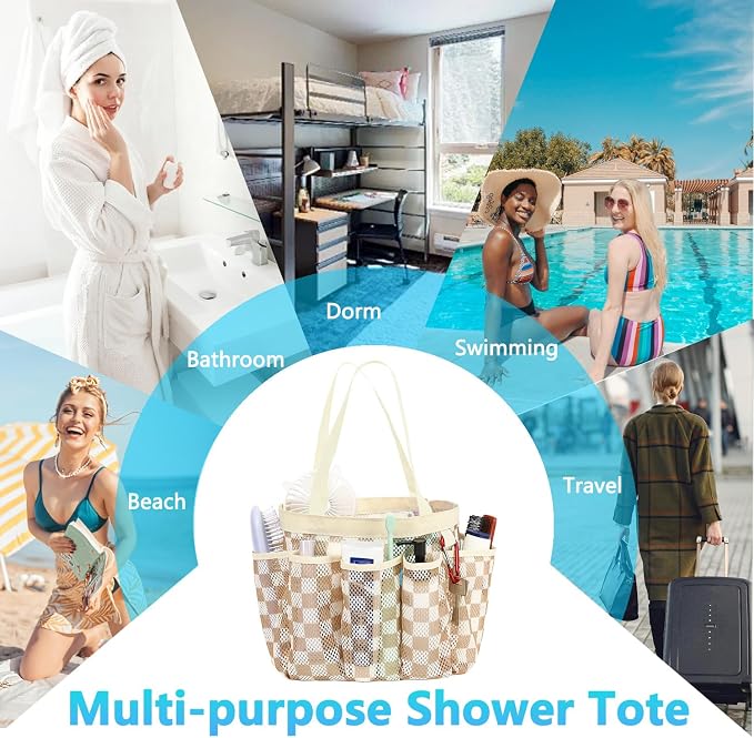 Fammart Mesh Shower Caddy Portable - Image 8