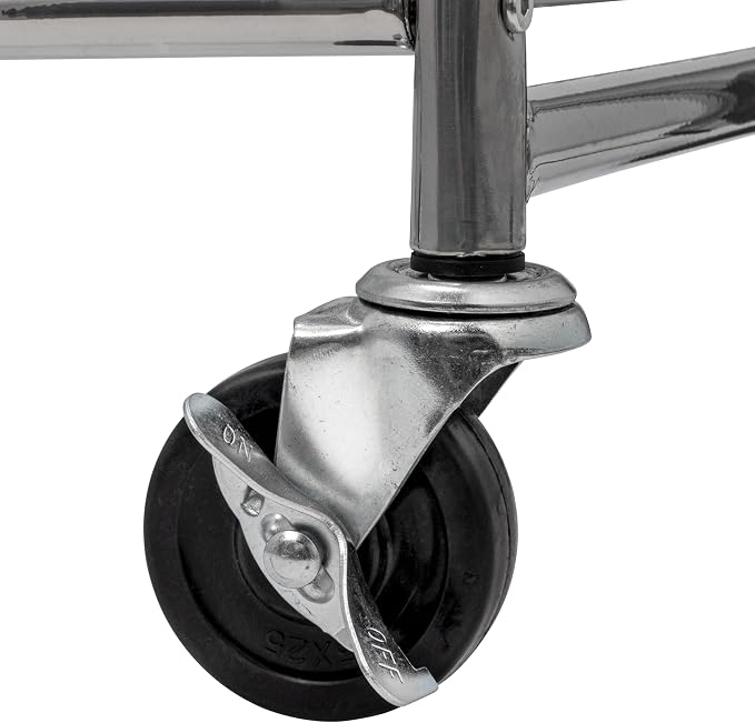 Household Essentials 6028-1 Rolling Laundry Cart - Image 6
