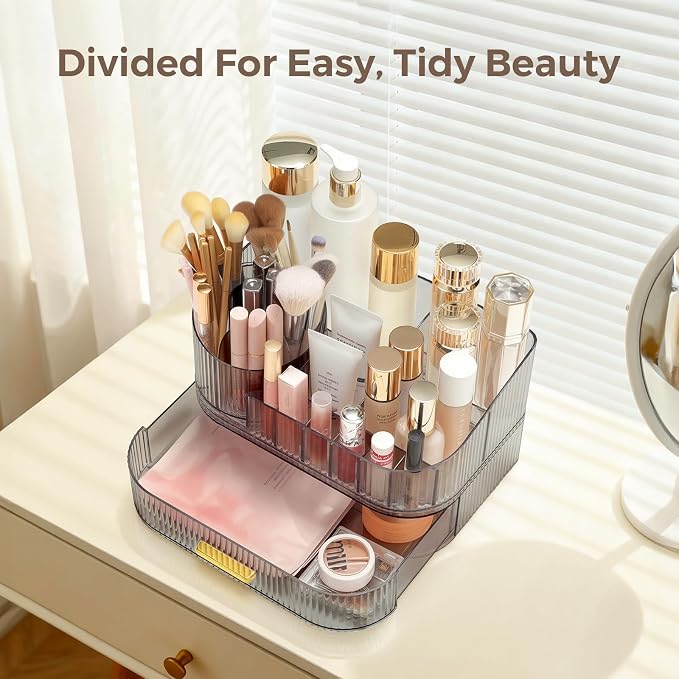 Delamu Makeup Organizer for Vanity - Image 7