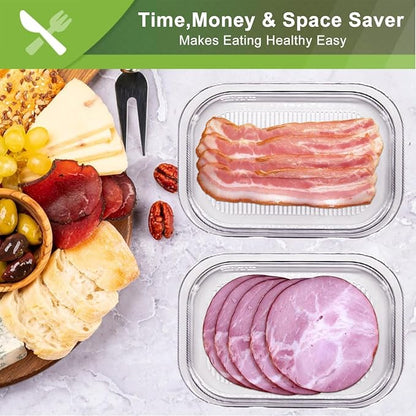 Deli Meat Container for Fridge, Stackable Food Storage Boxes - Image 6