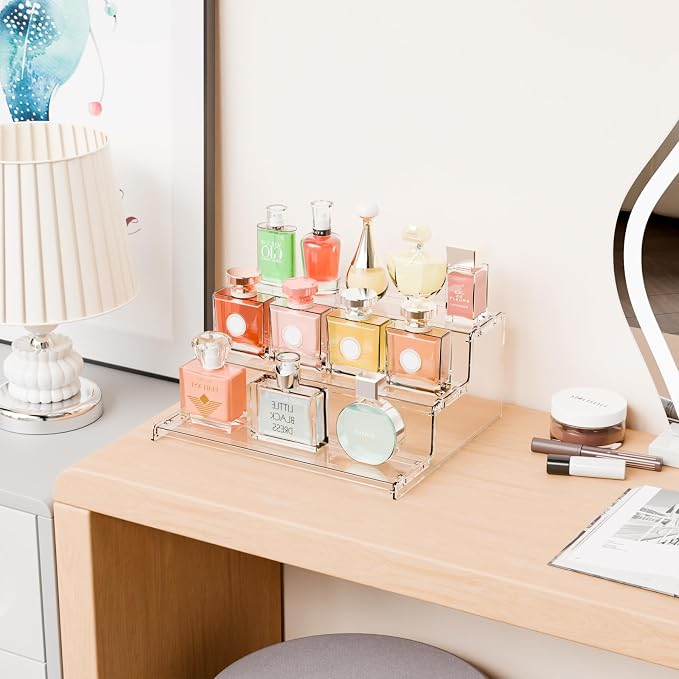 Yieach 3 Tier Acrylic Sands for Display, 12 Inch Perfume Organizer, Cologne - Image 9