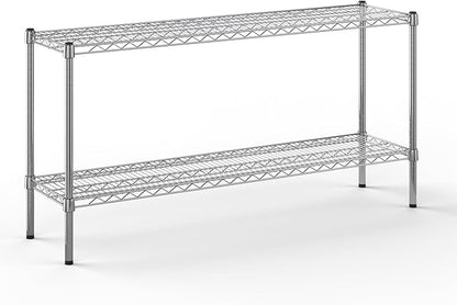 14" Deep x 54" Wide x 27" Height Wire Shelving Kit | 2-Tier | NSF Commercial by Regal+Altair