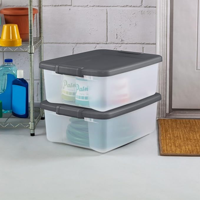 Sterilite 6-Pack ShelfTote, 25 Quart, and Office - Image 2