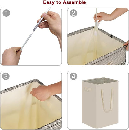 efluky Slim Laundry Basket, Narrow Laundry Hamper - Image 6
