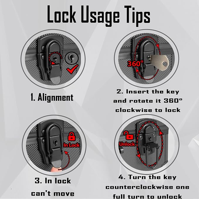 Top Loaders Storage Box with Key Lock - Image 2