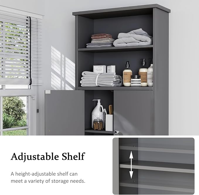 Over the Toilet Storage Cabinet - Image 5