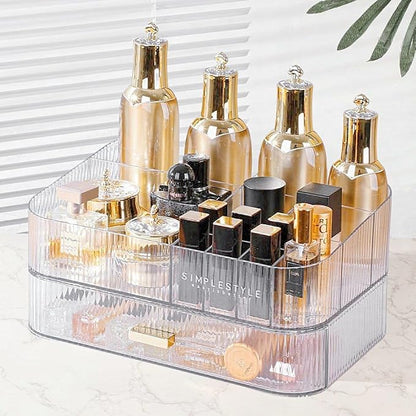 Makeup Organizer with Drawers Stackable Skincare Cosmetic Makeup organization by PLINJOY