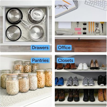 GORILLA GRIP powerGRIP Drawer Shelf and Cabinet Liner, Thick Strong Hold - Image 9