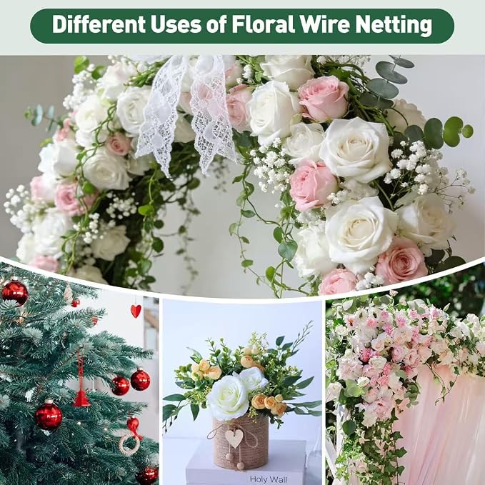 5 in×236 in Floral Wire Netting, Garden Fencing, Protect Plant & Decorate - Image 6