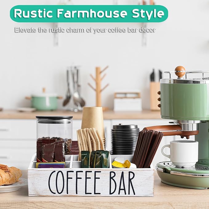 ALELION White Coffee Station Organizer - Image 3