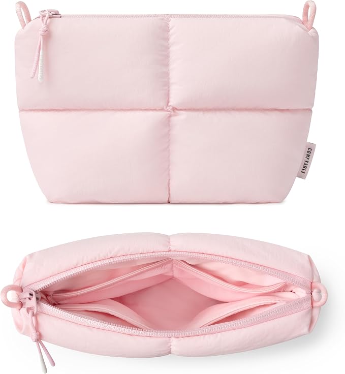 Comfyable Puffy Electronics Organizer Travel Case, Cute Tech Pouch by Comfyable