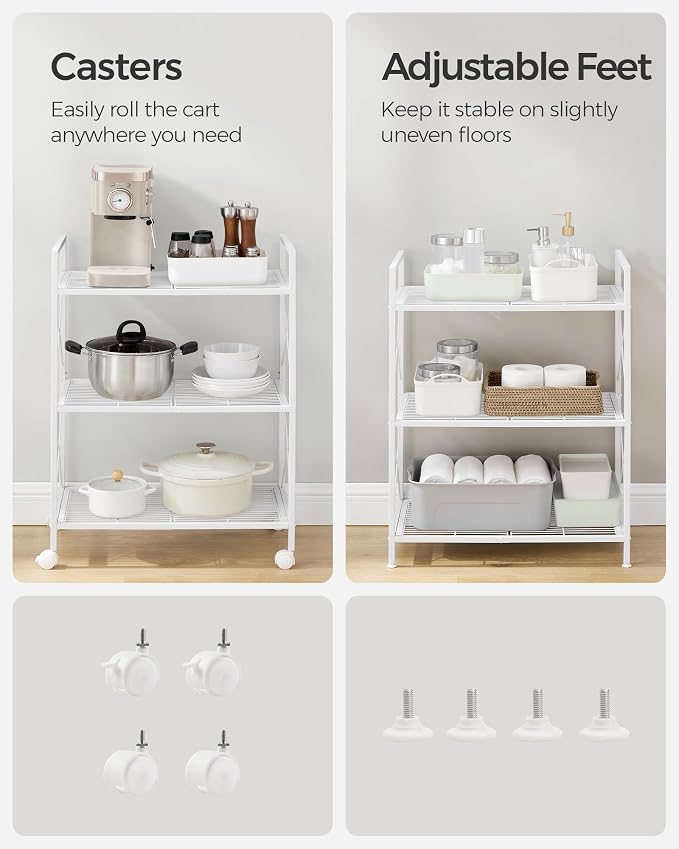 SONGMICS 3-Tier Metal Storage Rack - Image 5