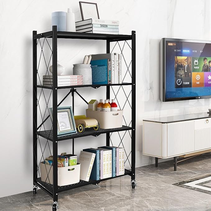 Life Hacks 2pcs 4-Tier Foldable Shelves - Image 8