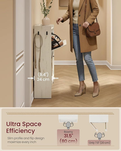 VASAGLE Shoe Storage Cabinet Organizer - Image 4