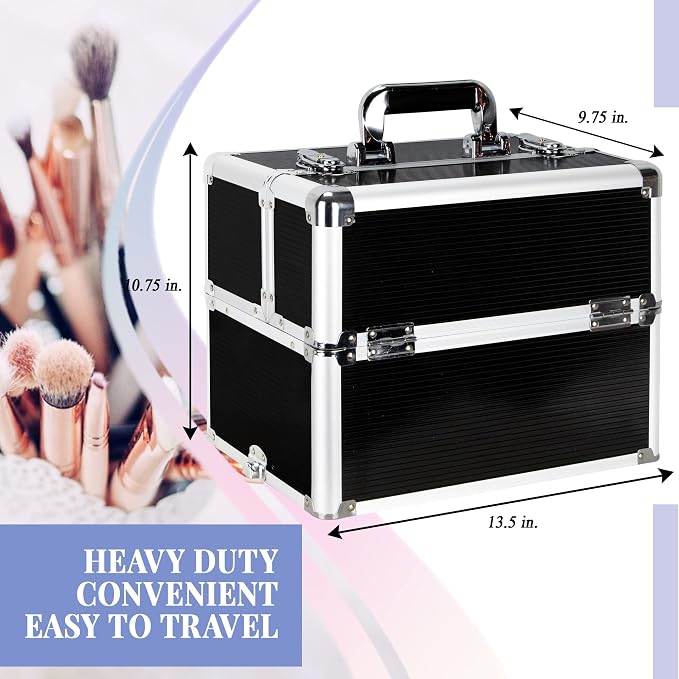 Ver Beauty Makeup Organizer, Cosmetic Travel Kit, Makeup Artist Supplies - Image 3