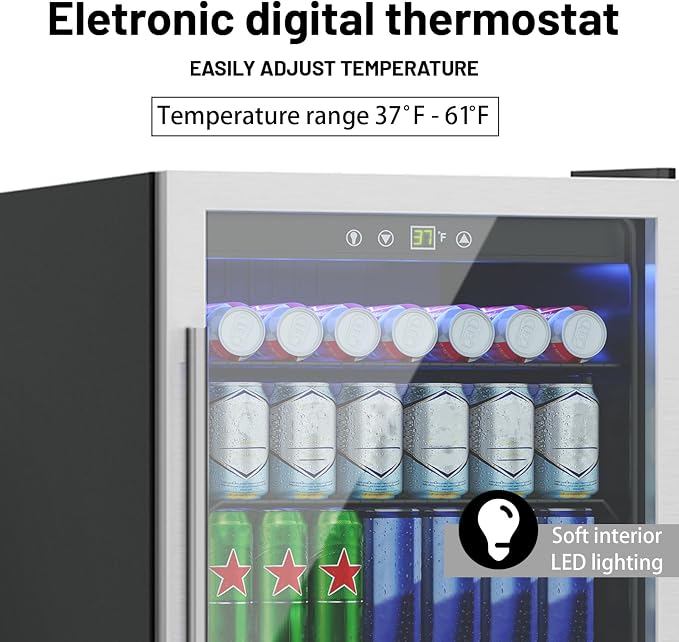 Compact 145 Can/4.5 Cu.Ft Mini Fridge - Image 4