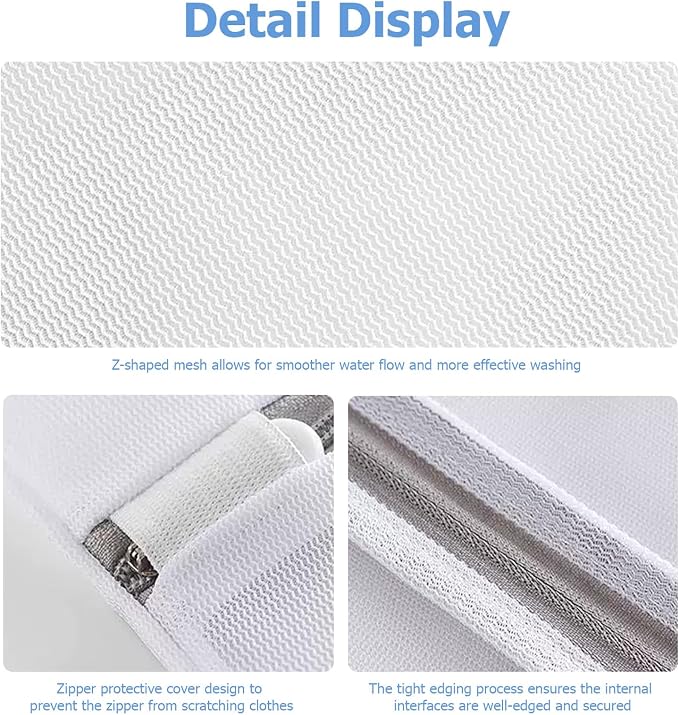 4 Pcs Mesh Laundry Bags for Delicates - Image 3