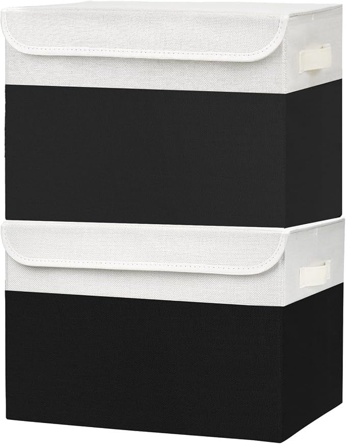 Bagnizer Large 42 Quarts Fabric Storage Bins by Bagnizer
