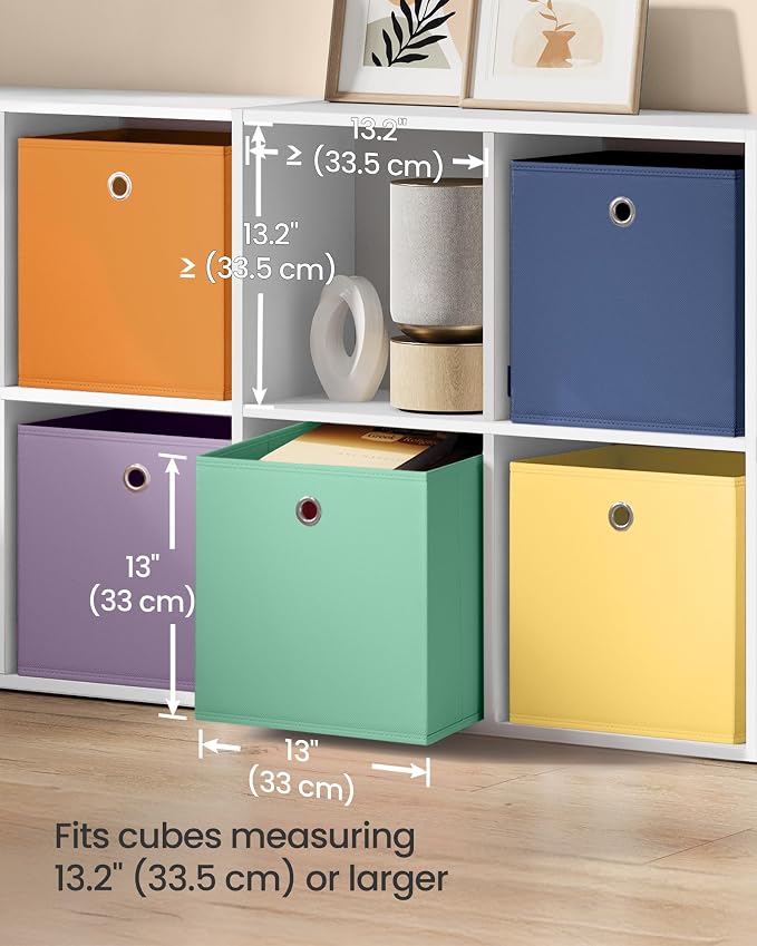 SONGMICS Storage Cubes, Rainbow Storage Bins, URFB233XA10 - Image 7