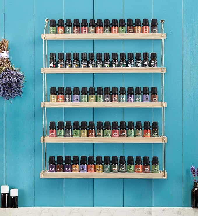 J JACKCUBE DESIGN Wall Mount Essential Oils Display Shelf - Image 7