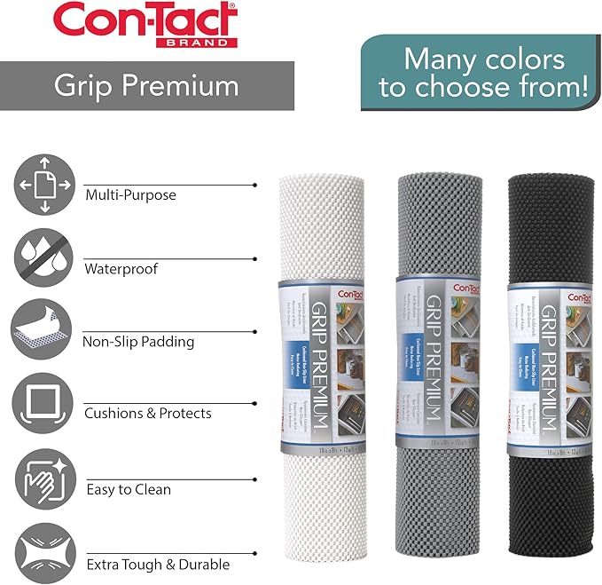 Con-Tact Brand 04F-C6U59-06AZ Solid Grip Premium Non-Adhesive Non-Slip Shelf - Image 5