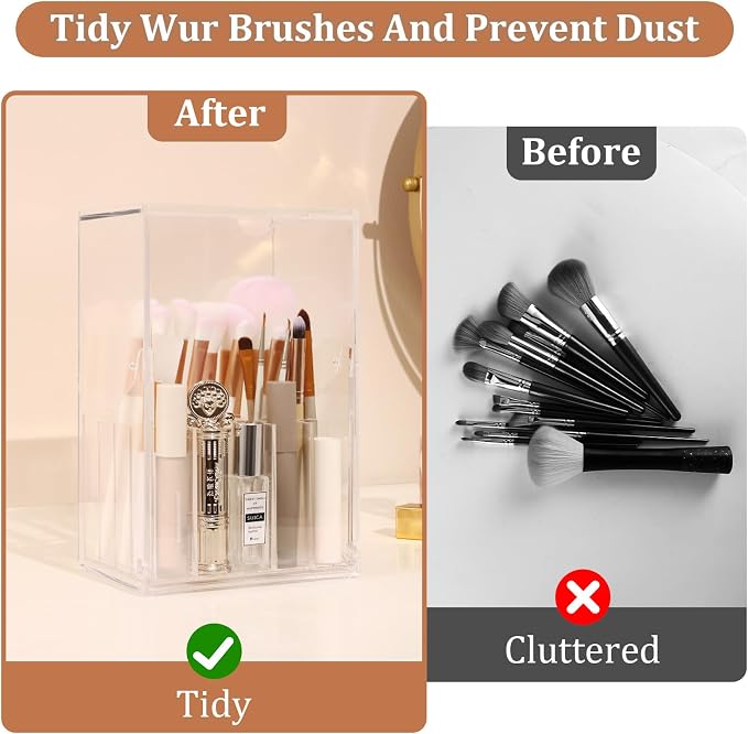 Acrylic Makeup Brush Holder - Image 4