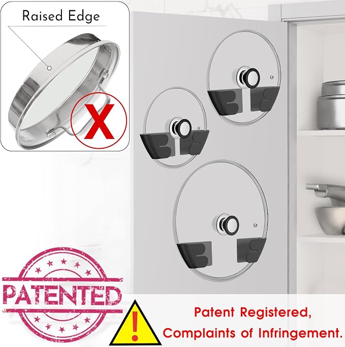 Universal Adjustable Pot Lid Organizer - Image 4