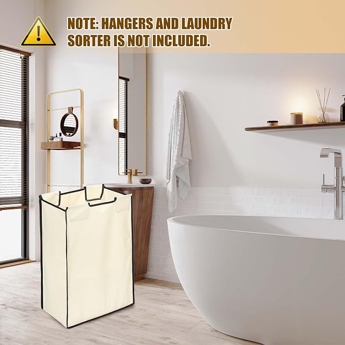 3 Pcs Laundry Sorter Replacement Bags Hamper Cart Removable Replacement Laundry - Image 6