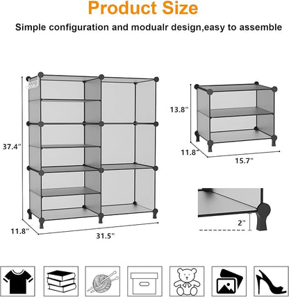 AWTATOS 6 Cube Closet Organizer Storage Shelves - Image 3