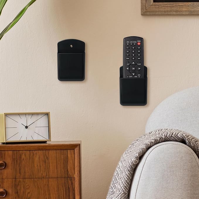 4 Pcs Remote Control Holder Wall Mount, TV Controller Holder, Self Adhesive - Image 2