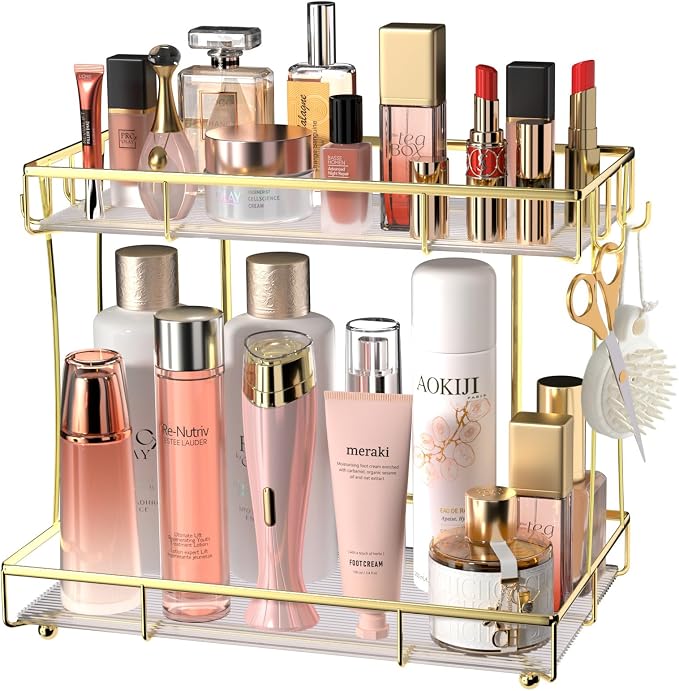 Bathroom Organizer Countertop Perfume Organizer Makeup Organizer Cosmetics by Megier