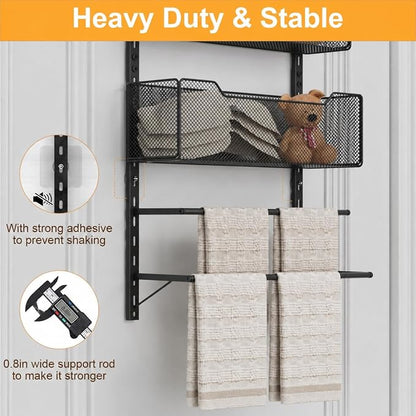 VyGrow Over The Door Towel Rack - Image 6