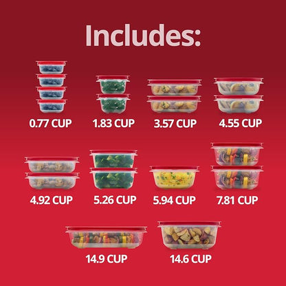 Rubbermaid EasyStore Containers, 38-Piece Set, Food Storage Containers - Image 6
