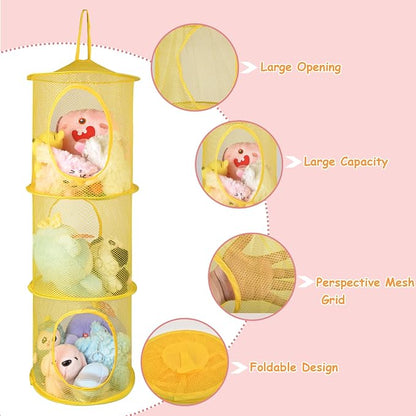 ChezMax Hanging Mesh Stuffed Animal Storage - Image 5