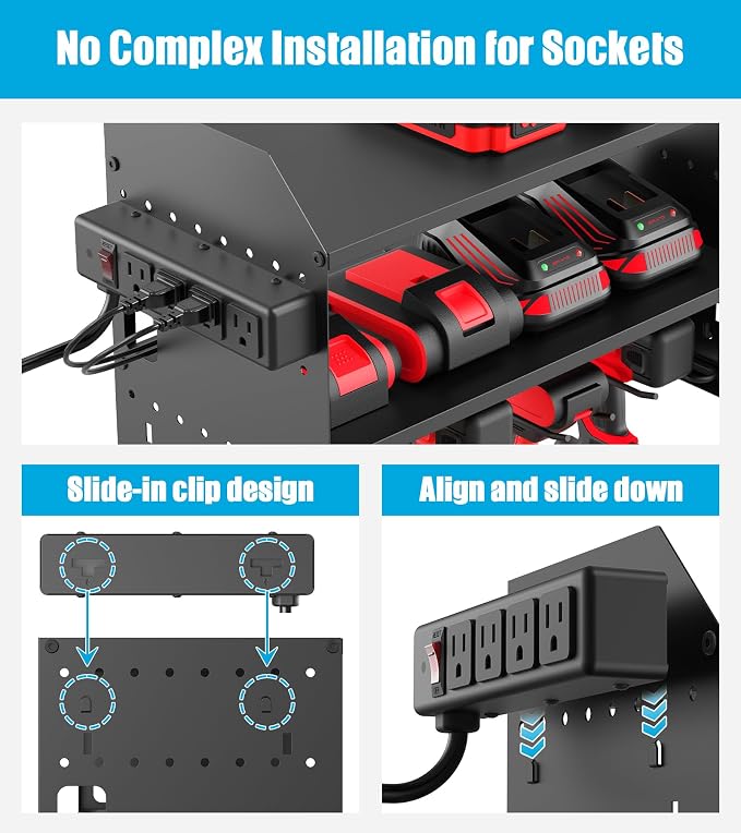 CCCEI Modular Power Tool Organizer Wall Mount - Image 3
