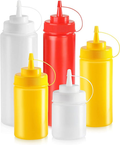 New Star Foodservice Squeeze Bottles, Wide Mouth, 32 oz - Image 3