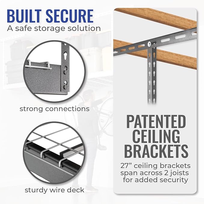 SafeRacks Overhead Garage Storage Rack - Image 6