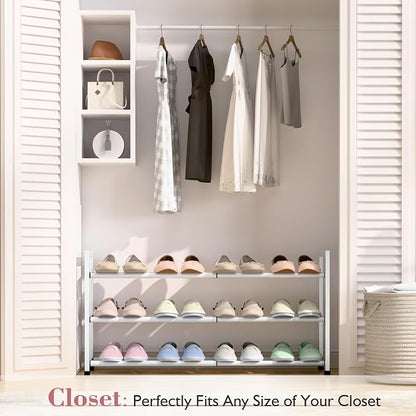 Bumusty 3-Tier Expandable Shoe Rack - Image 2
