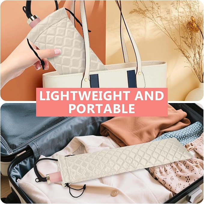 AMIJEAL Heat Resistant Hair Tools Organizer Bag Portable Travel Drawstring - Image 6