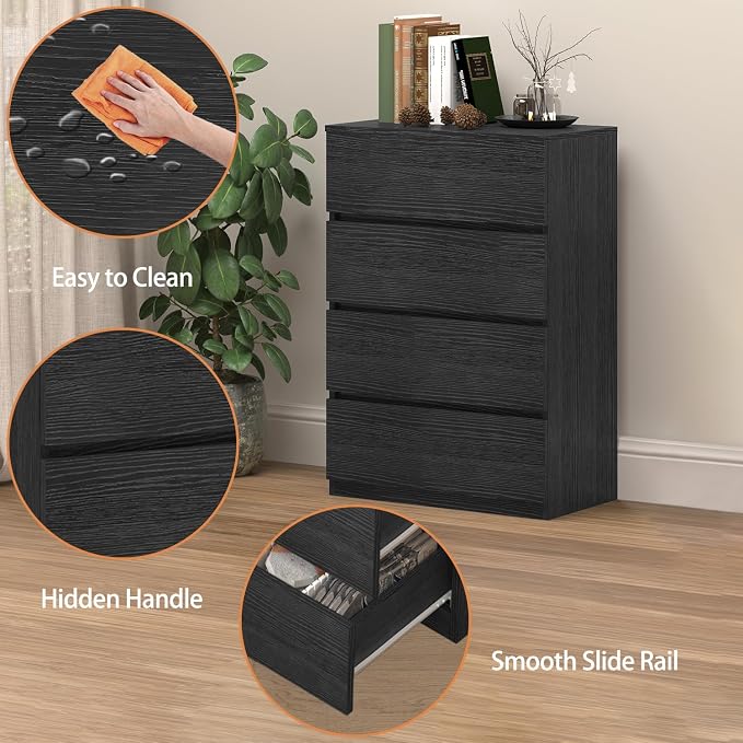 furtble 4 Drawer Dresser, Dresser - Image 4