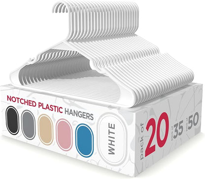 Sharpty - Plastic Hangers - Adult Clothes Hangers - T-Shirt, Coat Hangers & by Sharpty