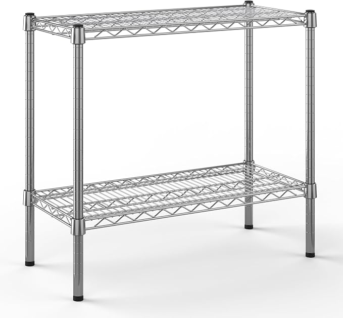 14" Deep x 30" Wide x 27" Height Wire Shelving Kit | 2-Tier | NSF Commercial by Regal+Altair