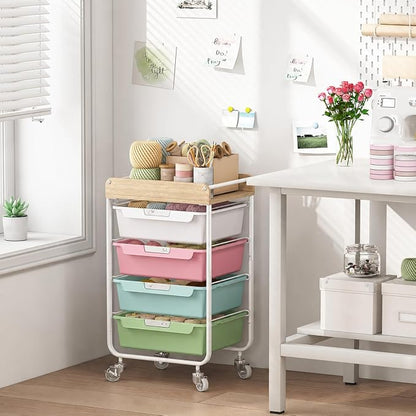 SYKIARIOL Rolling Craft Storage Cart - Image 2