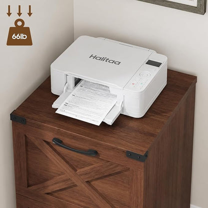 Halitaa Farmhouse 2 Drawer Small File Cabinet - Image 6