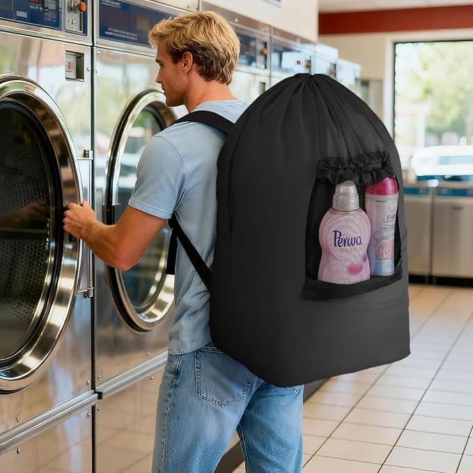 Lifewit Laundry Bag, Extra Large Laundry Backpack - Image 7