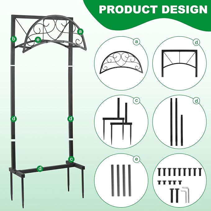 Garden Hose Holder Stand, Heavy Duty Freestanding Hose Holder - Image 3