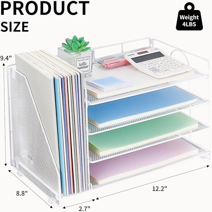 OPNCIE 4-Tier Paper Organizer - Image 2