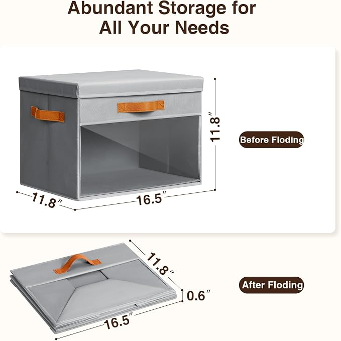 Homsorout Large Storage Bins - Image 7