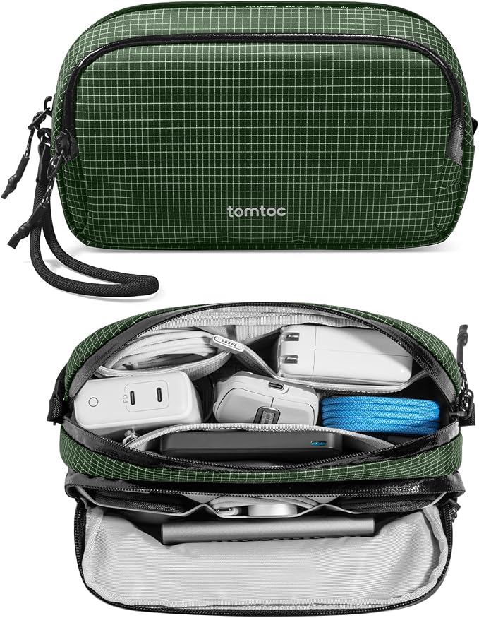 tomtoc Electronic Organizer Travel Case Performance, Water Resistant Dual by tomtoc
