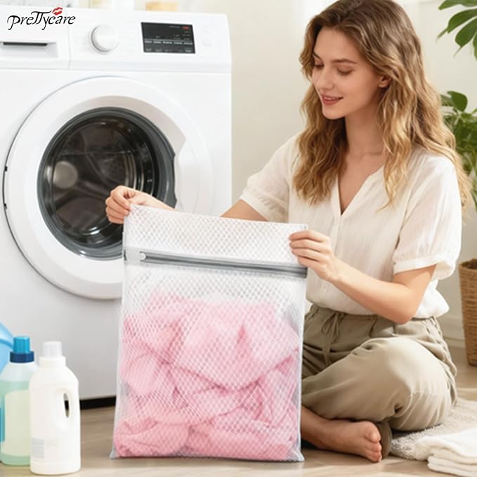 PrettyCare 3 Medium Mesh Laundry Bags - Image 2